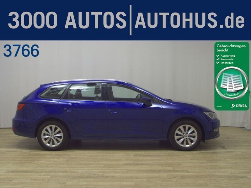 Mystery blau Gebraucht 2019 Seat Leon ST Style Kombi | 14.580 € (Superpreis) - Bild 1/4