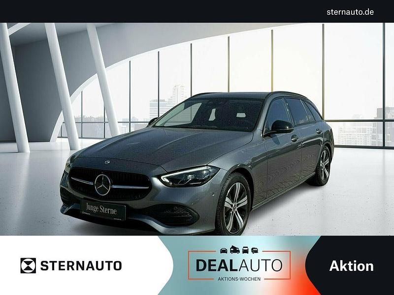 Metalliclack selenitgrau Gebraucht 2023 Mercedes C220 Kombi | 28.917 € (Superpreis) - Bild 1/4