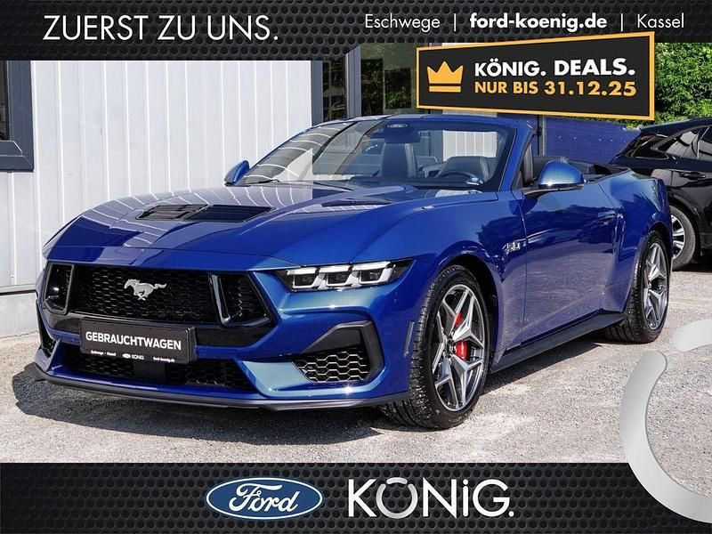 Atlas blue (metallic) Gebraucht 2024 Ford Mustang GT Cabrio | 57.490 € (Etwas zu teuer) - Bild 1/4