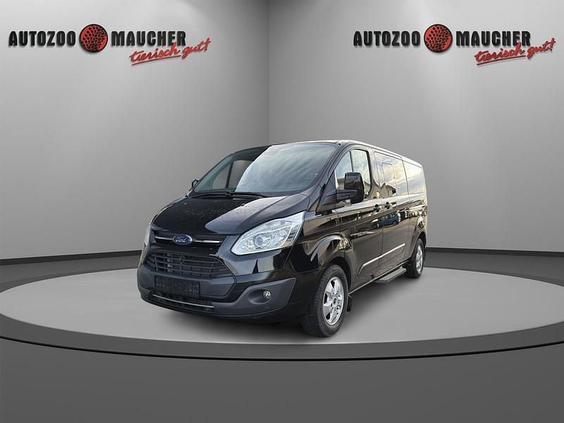 Iridiumschwarz metallic Gebraucht 2018 Ford Tourneo Custom Titanium Van | 26.990 € (Superpreis) - Bild 1/4