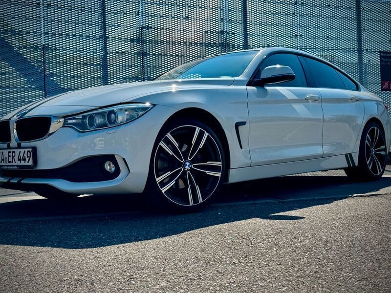 Weiß Gebraucht 2014 BMW 420 Gran Coupé Sport Line Coupé | 11.890 € (Superpreis) - Bild 1/4