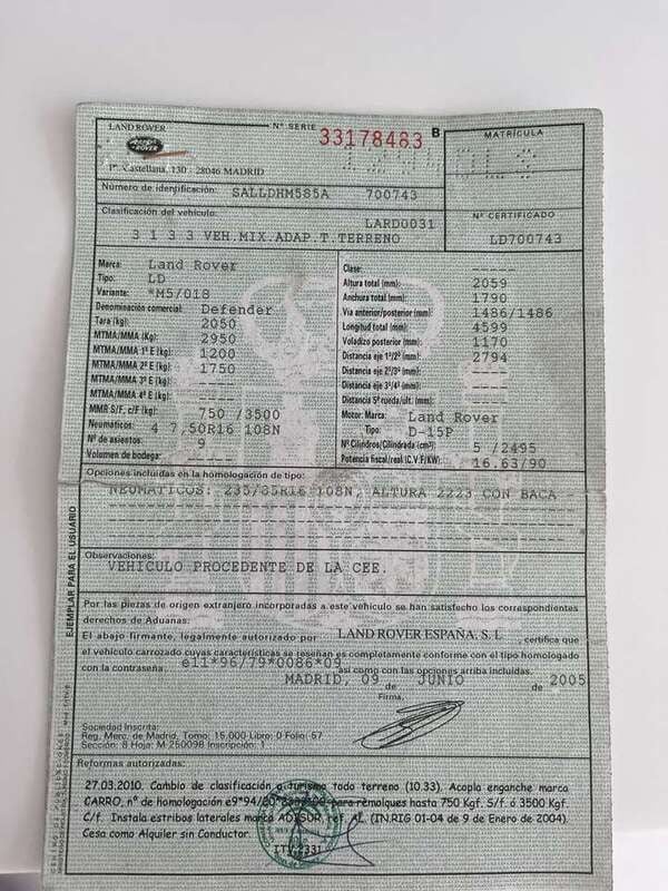Gebraucht 2005 Land Rover Defender SE SUV | 12.000 € - Bild 1/4