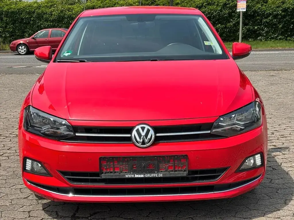 Gebraucht VW Polo Highline 95 PS (69 kW) 2018 Rot Kleinwagen