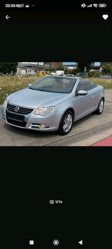 Gebraucht VW Eos 2009 Silber Cabrio