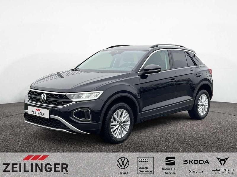 Schwarz Gebraucht 2025 VW T-Roc Life SUV | 27.241 € (Guter Preis) - Bild 1/4