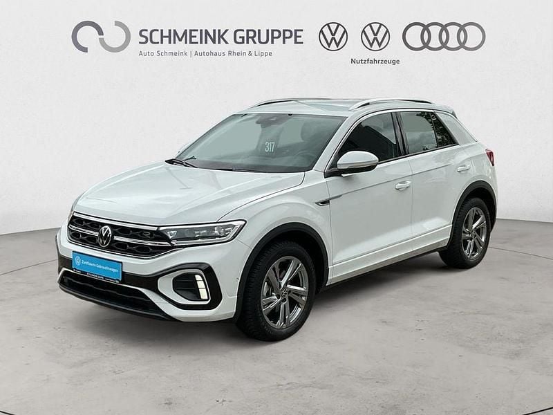 Pure white Gebraucht 2024 VW T-Roc R-line SUV | 27.880 € (Fairer Preis) - Bild 1/4