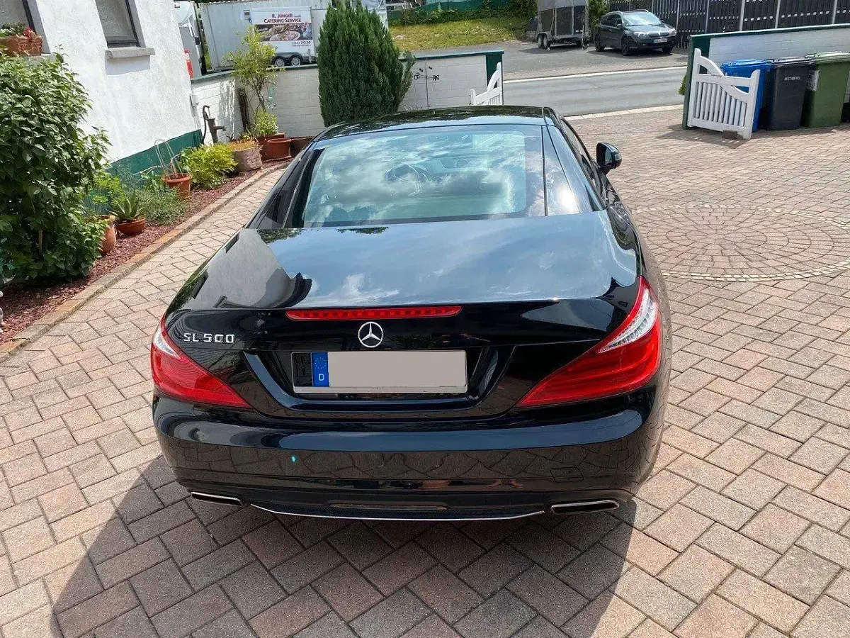 Gebraucht Mercedes SL500 435 PS (319 kW) 2012 Schwarz Cabrio