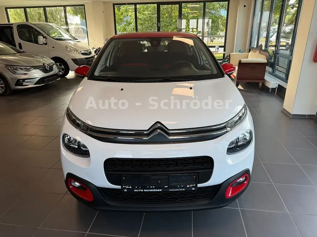 Gebraucht Citroën C3 Feel 82 PS (60 kW) 2019 Lack weiss banquise/deckende l Kleinwagen