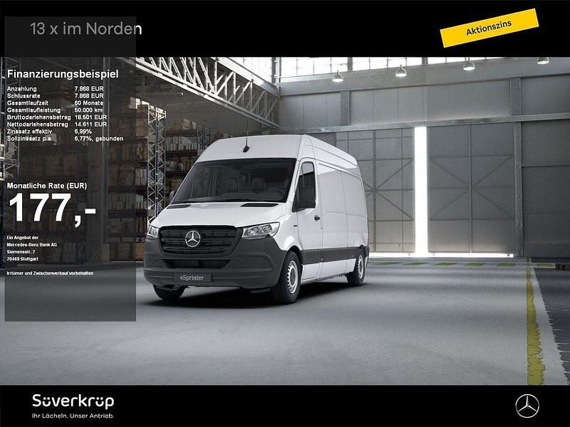 Arktikweiß Gebraucht 2021 Mercedes E-Sprinter Van | 22.479 € (Etwas zu teuer) - Bild 1/4