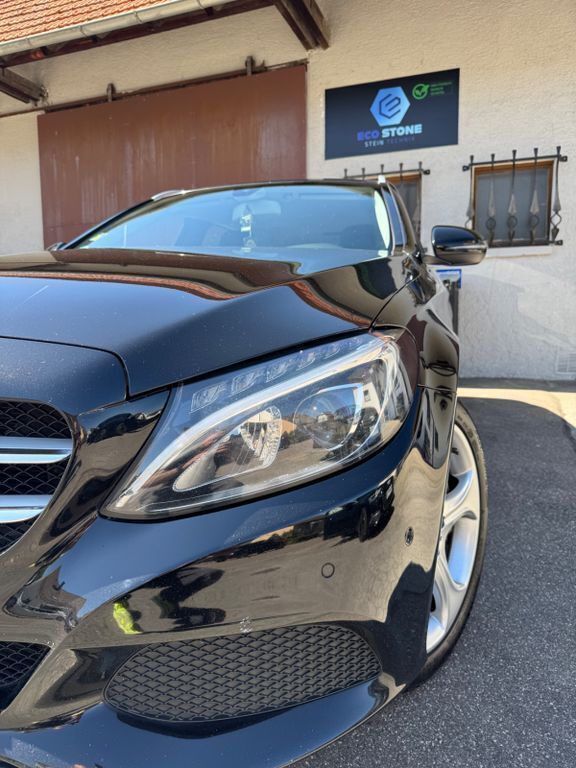 Schwarz Gebraucht 2016 Mercedes C400 Limousine | 17.999 € - Bild 1/4