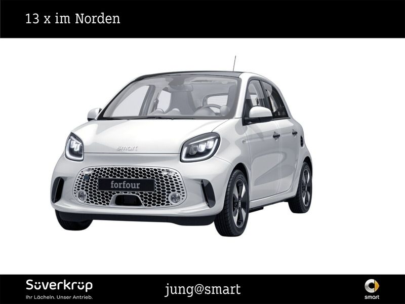 Schwarz Gebraucht 2020 Smart ForFour Electric Drive Passion Exclusive Limousine | 11.660 € (Fairer Preis) - Bild 1/4