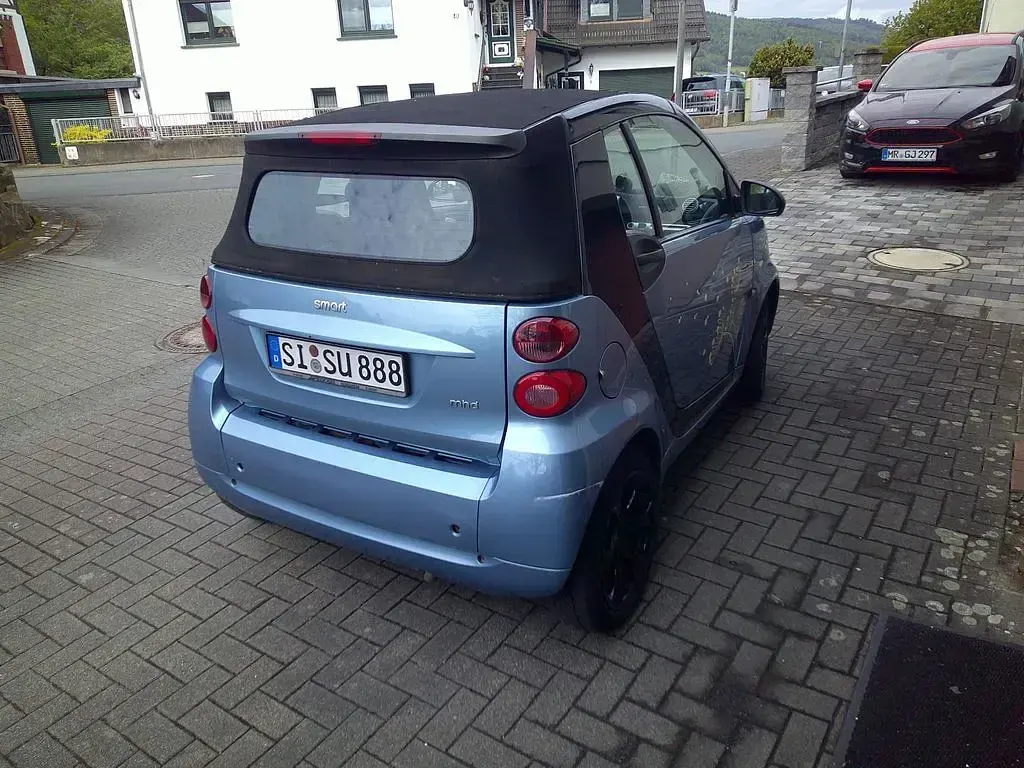 Gebraucht Smart ForTwo Cabrio Passion 71 PS (52 kW) 2010 Blau Cabrio