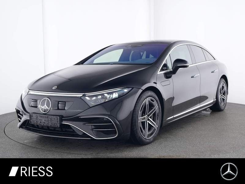 Schwarz Gebraucht 2023 Mercedes EQS580 AMG Line Premium Plus Limousine | 67.900 € (Superpreis) - Bild 1/4
