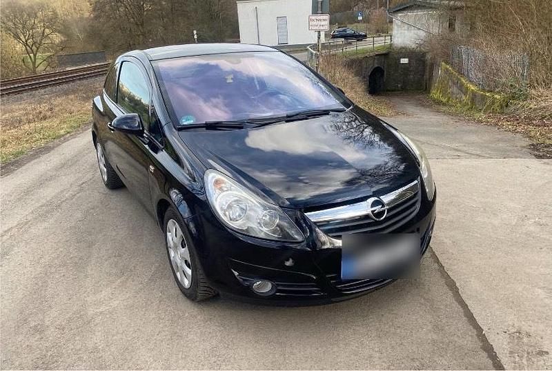 Gebraucht Opel Corsa 90 PS (66 kW) 2008 Schwarz Kleinwagen