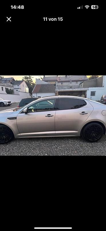 Schwarz Gebraucht 2012 Kia Optima Limousine | 10.200 € (Fairer Preis) - Bild 1/4