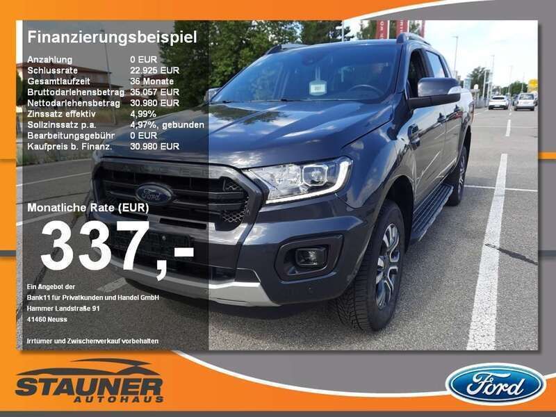 Royalgrau Gebraucht 2022 Ford Ranger Wildtrack Abholung | 30.980 € (Superpreis) - Bild 1/4