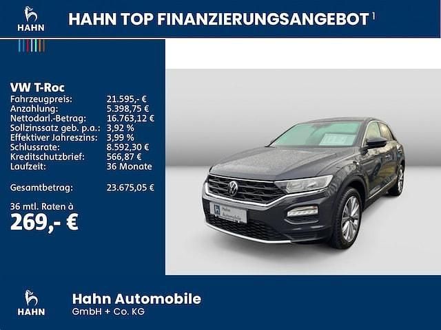 Gebraucht VW T-Roc Style 150 PS (110 kW) 2021 Uranograu SUV