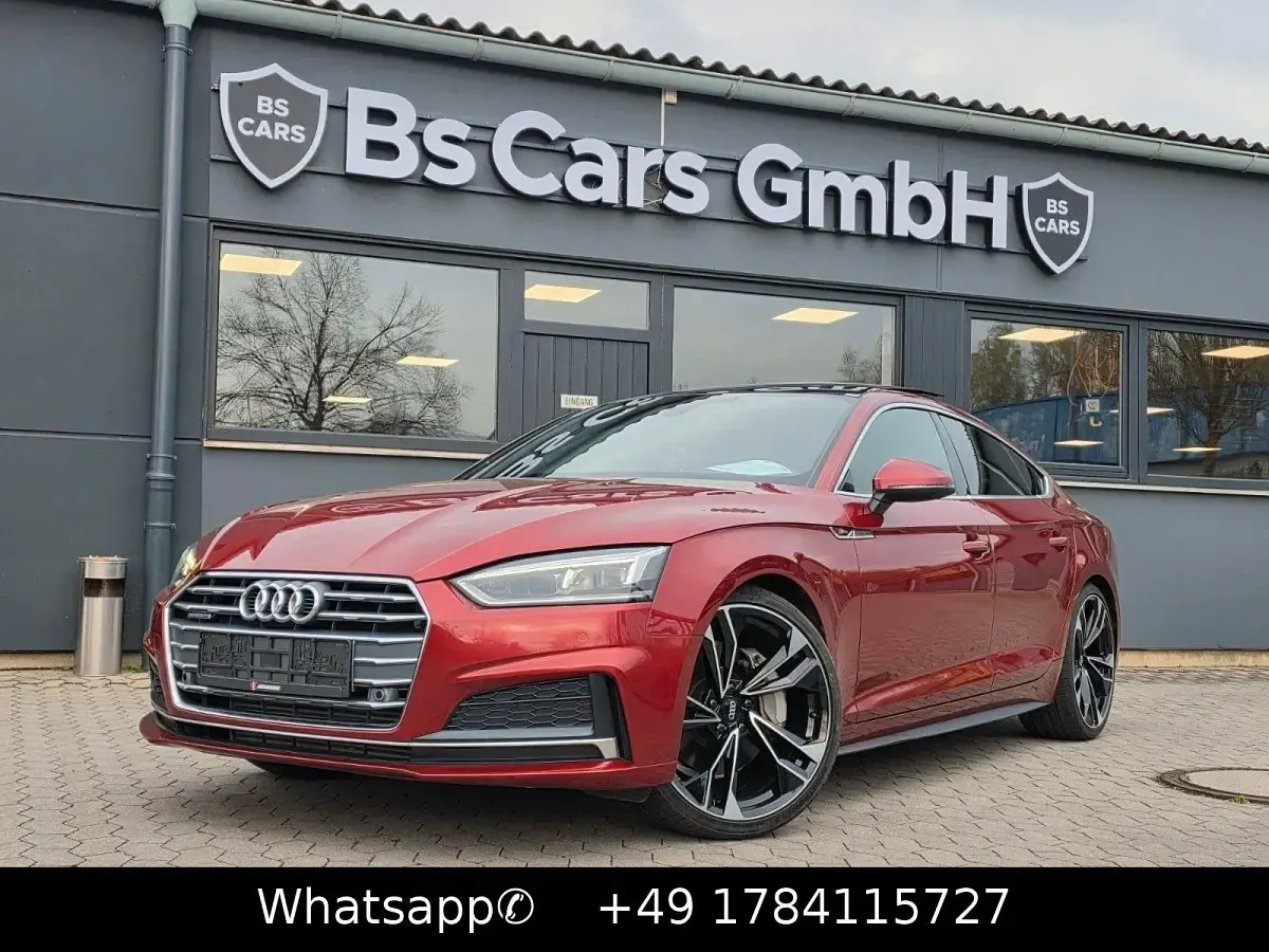 Second-hand Audi A5 S-Line 252 CP (185 kW) 2018 Roșu Coupe