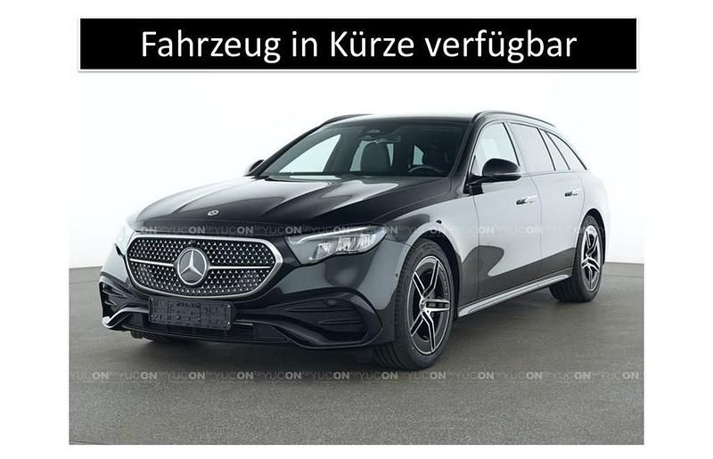 Obsidianschwarz metallic Gebraucht 2024 Mercedes E200 AMG Kombi | 46.980 € (Superpreis) - Bild 1/3