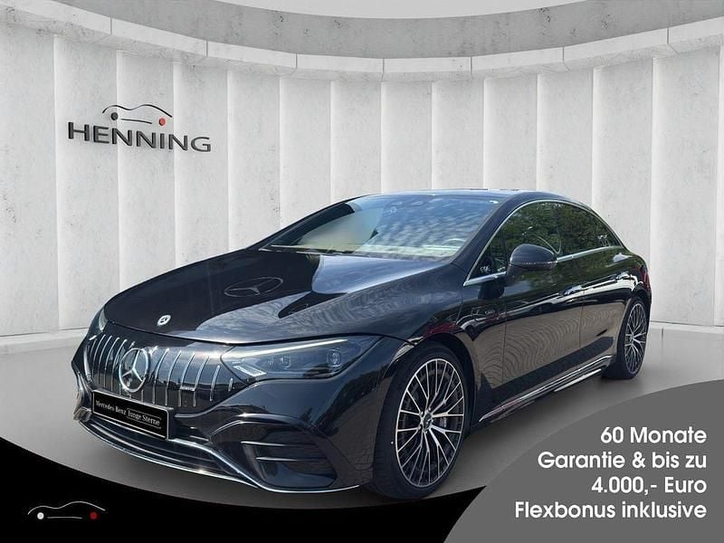 Schwarz Gebraucht 2023 Mercedes EQE AMG 43 AMG Limousine | 60.780 € (Guter Preis) - Bild 1/4