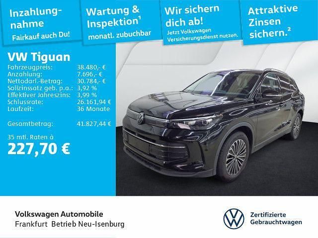 Schwarz Gebraucht 2025 VW Tiguan Goal SUV | 38.480 € (Superpreis) - Bild 1/4