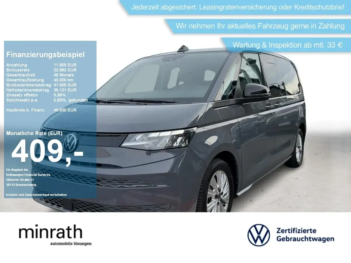 Gebraucht VW Multivan Basis 150 PS (110 kW) 2024 Van / Kleinbus
