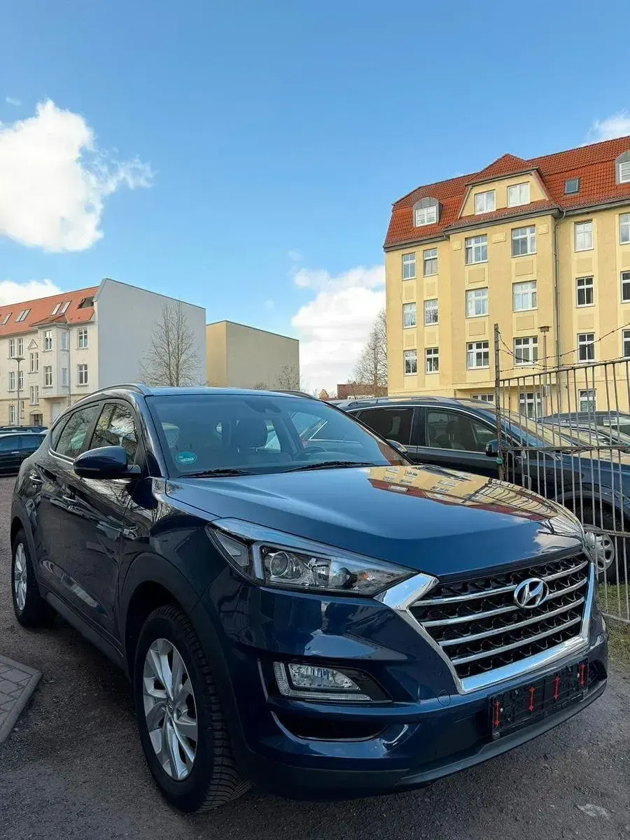 Gebraucht Hyundai Tucson Trend 116 PS (85 kW) 2020 Blau SUV