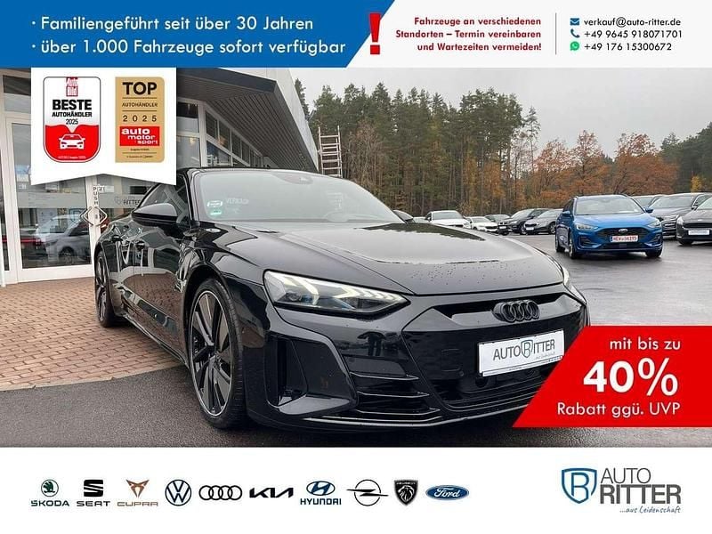 Gebraucht Audi e-tron GT quattro Sport 439 kW (598 PS) 2021 Mythosschwarz metallic/schwarz Limousine