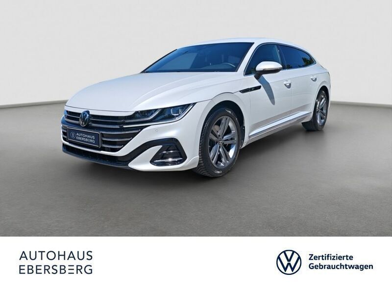 Oryxweiss perlmutteffekt Gebraucht 2024 VW Arteon R-line Kombi | 34.400 € (Guter Preis) - Bild 1/4
