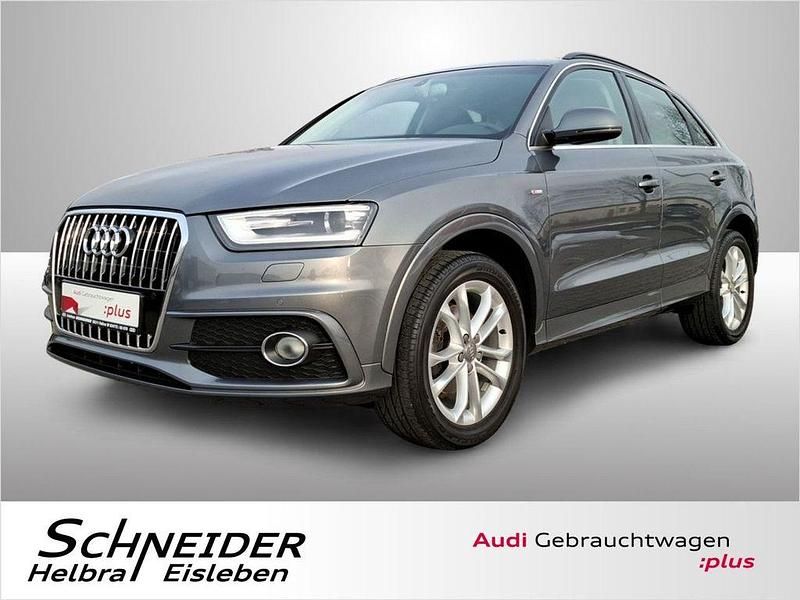 Monsungrau (metallic) Gebraucht 2014 Audi Q3 S-Line SUV | 13.860 € (Fairer Preis) - Bild 1/4