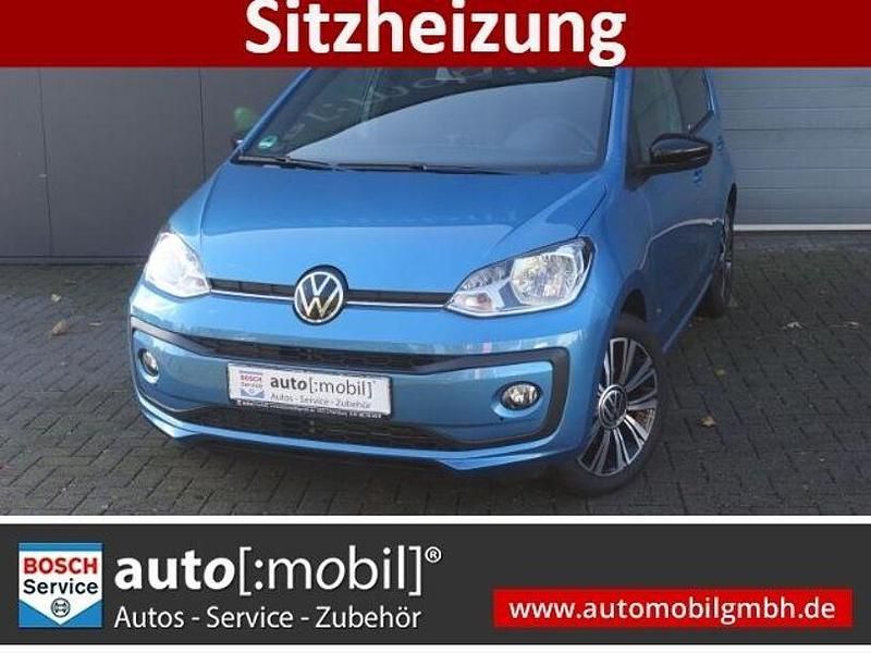 Blau Gebraucht 2021 VW up! Active Kleinwagen | 11.980 € (Fairer Preis) - Bild 1/3