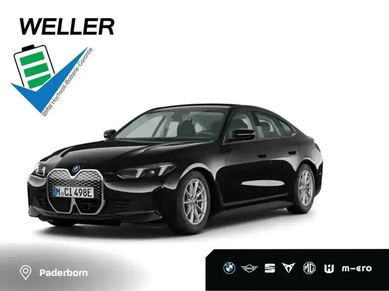 Schwarz uni (schwarz) Neu 2025 BMW i4 Limousine | 43.475 € - Bild 1/4