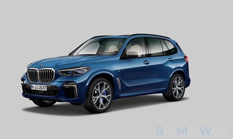 Phytonicblau metallicc1mbeige Gebraucht 2020 BMW X5 M50 SUV | 53.999 € (Fairer Preis) - Bild 1/2