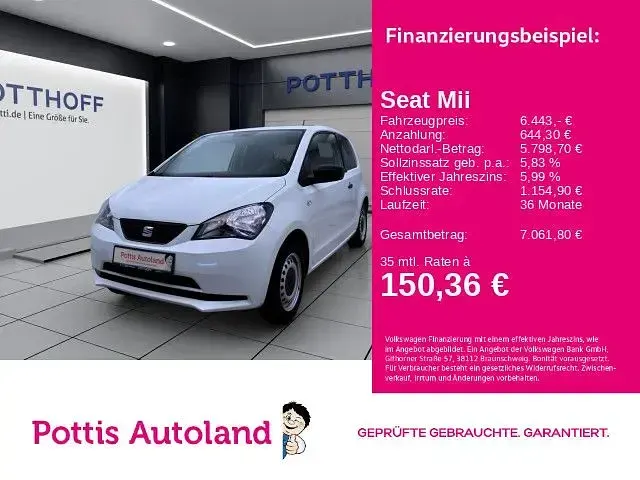 Gebraucht Seat Mii Reference 60 PS (44 kW) 2018 Kleinwagen