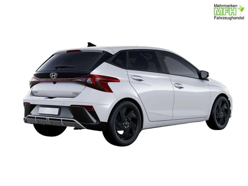 Neu Hyundai i20 Blackline 90 PS (66 kW) 2026 Atlas white Kleinwagen