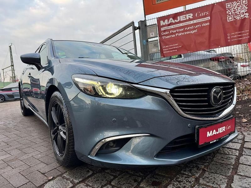 Blau Gebraucht 2016 Mazda 6 Sports-Line Kombi | 14.450 € (Fairer Preis) - Bild 1/4