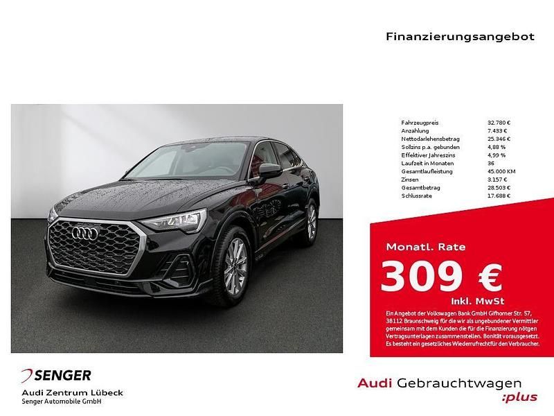 Gebraucht Audi Q3 Sportback Performance 150 PS (110 kW) 2023 Mythosschwarz SUV