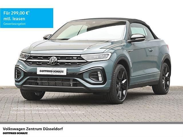 Petroleum blue metallic schwar Neu 2025 VW T-Roc Cabriolet R-line Cabrio | 38.970 € (Superpreis) - Bild 1/4