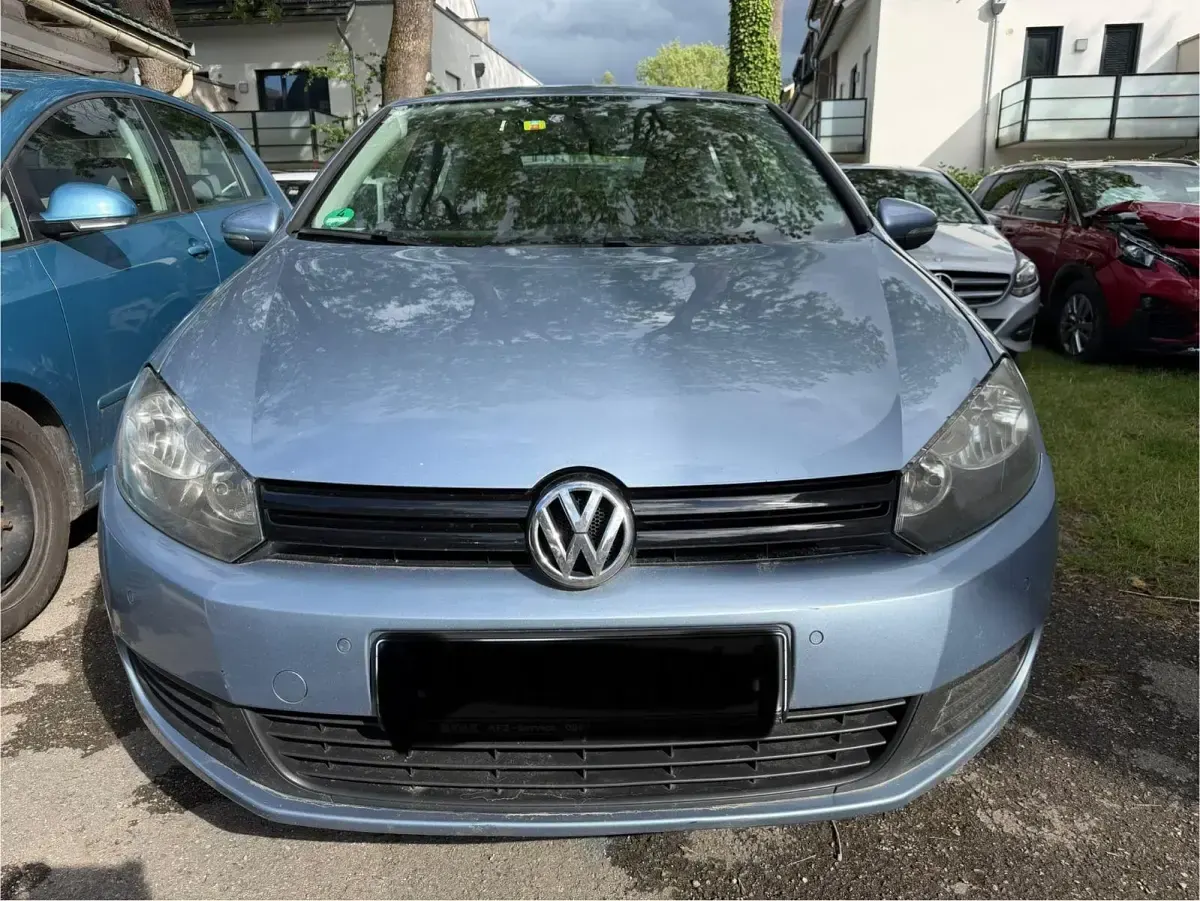 Gebraucht VW Golf VI Trendline 80 PS (58 kW) 2009 Blau Kleinwagen