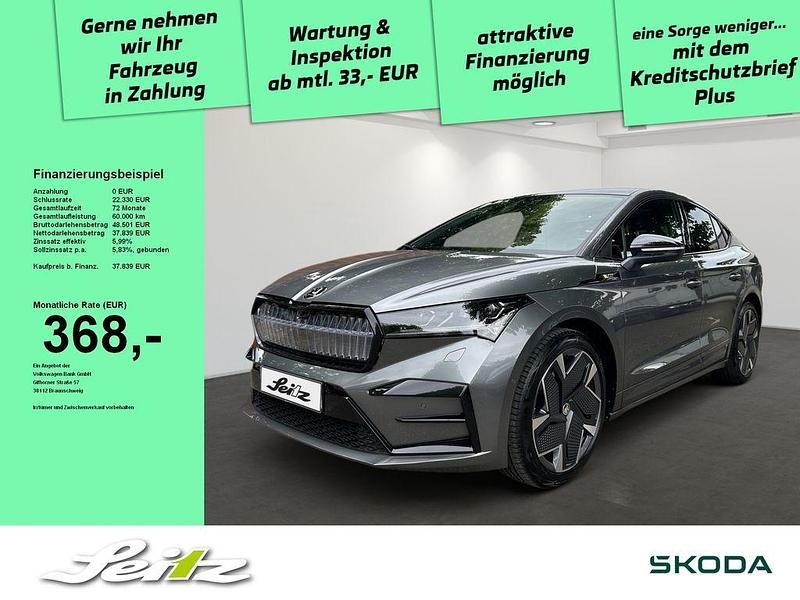 Grau Gebraucht 2022 Skoda Enyaq iV Lounge SUV | 37.639 € (Guter Preis) - Bild 1/3