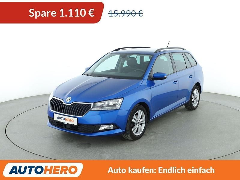 Blau Gebraucht 2022 Skoda Fabia Ambition Kombi | 14.880 € (Guter Preis) - Bild 1/3