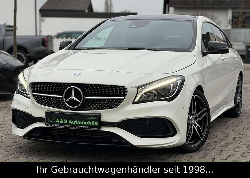 Calcitweiss/zirrusweiss Gebraucht 2017 Mercedes CLA200 AMG line Kombi | 21.490 € (Etwas zu teuer) - Bild 1/4