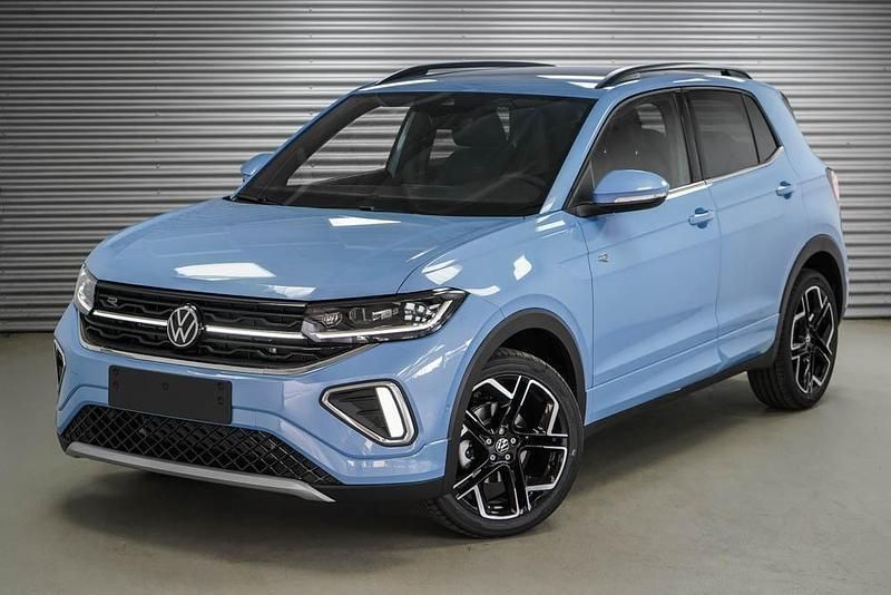 Clear blue metallic (9r) Neu 2025 VW T-Cross R-line SUV | 31.490 € (Fairer Preis) - Bild 1/4