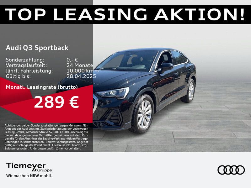 Schwarz Gebraucht 2024 Audi Q3 Sportback SUV | 40.290 € (Fairer Preis) - Bild 1/4