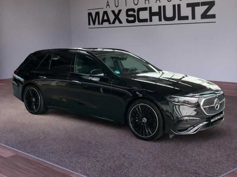 Gebraucht Mercedes E220 AMG 197 PS (144 kW) 2024 Metalliclack obsidianschwarz Limousine
