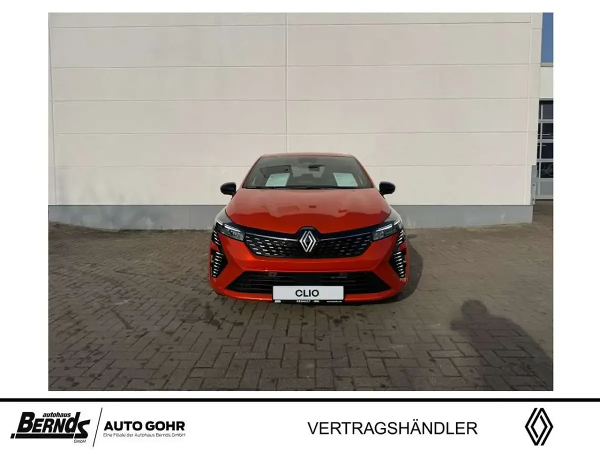 Neu Renault Clio V Techno 91 PS (66 kW) 2025 Orange Limousine