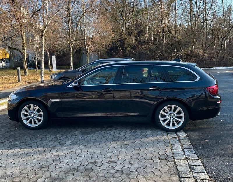 Gebraucht BMW 520 Luxury Line 184 PS (135 kW) 2014 Schwarz Kombi