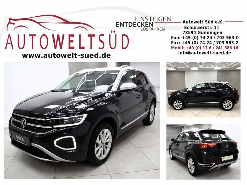 Deepblack perleffekt Gebraucht 2023 VW T-Roc IQ Drive SUV | 27.499 € (Guter Preis) - Bild 1/4