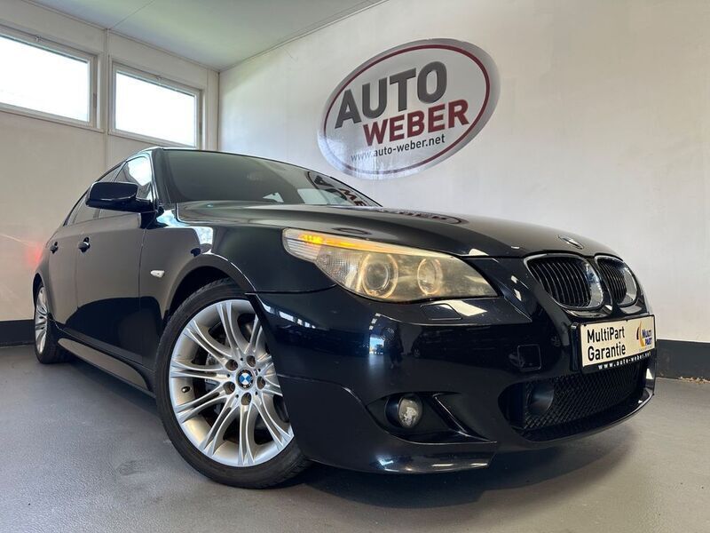 Carbonschwarz Gebraucht 2006 BMW 550 M Sport Limousine | 25.890 € - Bild 1/4