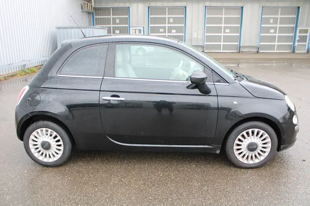 Gebraucht Fiat 500 Lounge 69 PS (50 kW) 2008 Schwarz Kleinwagen